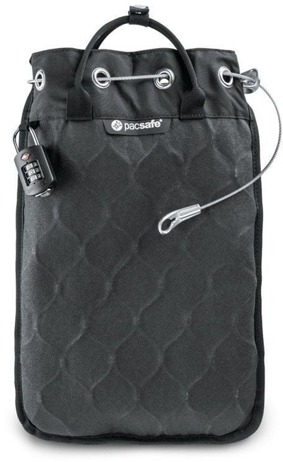 Портабилна касофер Pacsafe Travelsafe GII, за таблет до 10\", со TSA катанец, сива