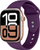 Rrip dore për Apple Watch Crong Liquid, 38/40/41/42 mm, silikoni, ngjyrë plum