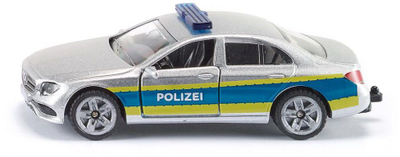 Lodër makinë policie Siku Mercedes Benz E-Klassa (S1504), e argjendtë