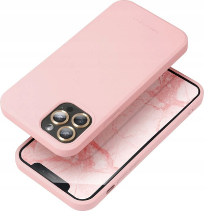 Këllëf telefoni Roar për iPhone 15 Pro Max, TPU, mbrapa, rozë