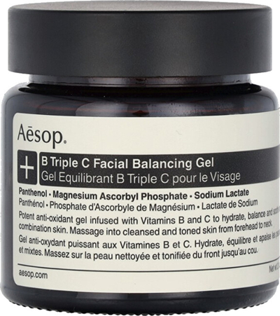 Xhel hidratues për fytyrë Aesop B Triple C, 60 ml