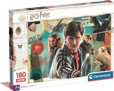 Puzzle Clementoni Harry Potter, 180 copa, 48.5 x 33.5 cm, shumëngjyrësh