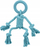 Lodër për qen Trixie Rope Figure, 26 cm, poliester dhe TPR, blu