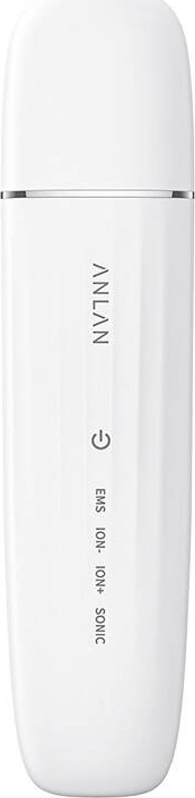 Уред за чистење лице ANLAN 01-ACPJ32-02A, ултразвучен, LED EMS, бел