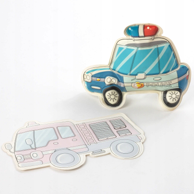 Set kreativ me lodra fryrëse Kidea Zest Kreat Magic Vehicles, vizatim me ujë, shumëngjyrëshe