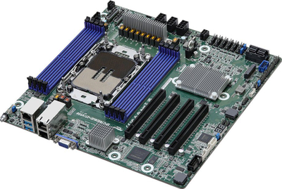 Pllakë amë ASRock SPC741D8UD-2T/X550, micro-ATX, Sockel 4677, 4x PCIe 5.0, DDR5, e zezë