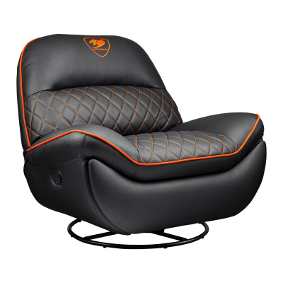 Divan gaming Cougar Overlord, tapiceri PVC leatherette, bazë Trimotion, ngjyrë e zezë