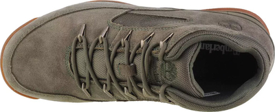 Çizme hiking Timberland Euro Rock Mid Hiker, lëkurë zdruk, ReBOTL, jeshile