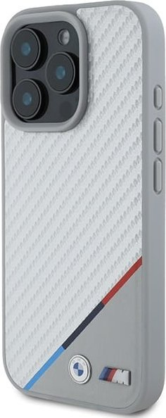 Mbulesë telefoni BMW M BMHMP16X23PUDTS për iPhone 16 Pro Max 6.9", MagSafe, gri
