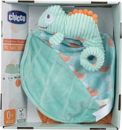 Lodër pelushi Chicco Soft Toy DouDou Kameleon, për bebe, pastel