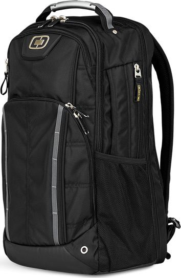 Çantë shpine Ogio Axle, për laptop 17", ripstop, e zezë