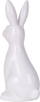 Figurinë dekorative Beliani Rabbit PAIMPOL, qeramike, 39 cm, e bardhë