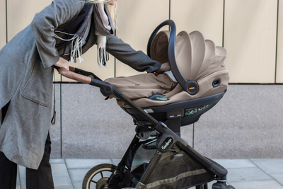 Mbulesë sediljeje bebe BeSafe Wind and Weather, 100% poliester, për karrige automjeti, ngjyrë rërë e errët