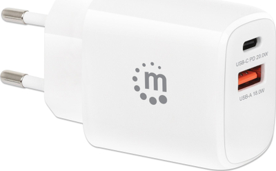 Karikues muri Manhattan, USB C PD 20W, USB A 18W, i bardhë