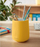 Mbajtëse stilolapsash Leitz Cosy Round, qeramike, 85x108mm, e verdhë