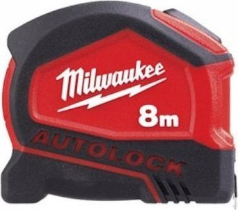 Metër Milwaukee Autolock, 5m, sistem metrik, i kuq