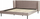 Shtrat Beliani Arette Velvet, 180 x 200 cm, Super King, taupe