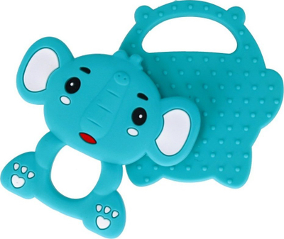 Lodër kafshimi Bam Bam Elephant Case 0/188, për bebe, silikon, shumëngjyrësh