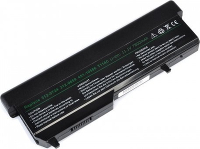 Bateri laptopi Dell G274C, 9 qeliza, 7200mAh, e zezë