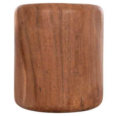 Tabure HM ROUND STOOL TOBI HM9791.11, dru masiv Suar, 39x42 cm, ngjyrë natyrale