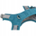 Ham Trixie Premium Active, M L 60 75 cm 2.5 cm, set me qafore dhe zinxhir, ngjyrë ndryshk