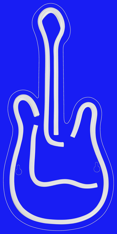 Lampë dekori Actis Neon LED ACS NEON Guitar, 25lm, shumëngjyrëshe