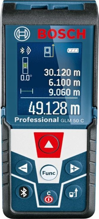 Matës distance me lazer Bosch PLR 25, 25 m, ekran digjital, blu