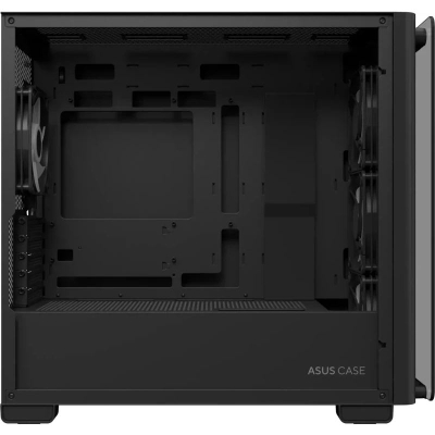 Kuti PC Asus A23 Plus, micro ATX, ARGB, e zezë