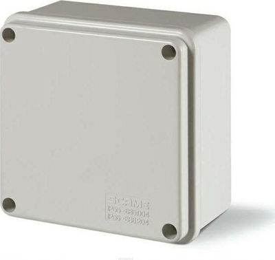 Kuti hermetike elektrike Scame Scabox 686.404, 100x100x80mm, IP56, gri e çelët