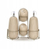 Set qeramik për erëza Maestro Geometry MR-20004-04S, 5 copë, bezhë