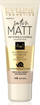 Pudër e lëngshme Eveline Saten Matt 4në1, nr. 103 Natural, 30 ml