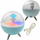 Ноќна ламба Marys Moon Lamp, LED, полначлива, бела