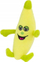 Lodër për qen BarryKing Banana, pelushi, 15.5 cm, e verdhë