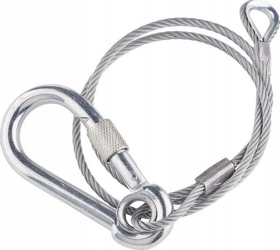 Kabllo sigurie Avenger C155-01, 70cm, 3.5mm, metal