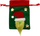 Qese dhuratash Saska Garden Christmas Gift Bag With Santa, 15x20cm, shumëngjyrëshe