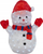 Dekor bore Luminous Snowman Feeric Christmas, 90 LED, solar, 48 cm, i bardhë