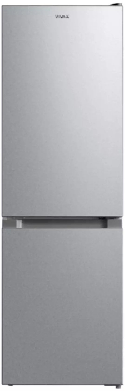 Frigorifer me 2 dyer Vivax DD-207E S, 204L, klasa E, ngjyrë argjendi