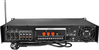Amplifikator zëri PA Hqm, 350W RMS, 6 zona, me Bluetooth