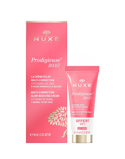 Set Nuxe Prodigieuse Boost Multi-Correction, krem fytyre 40 ml + balsam 15 ml