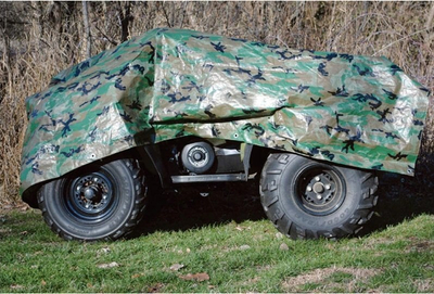 Çadër mbuluese Tarp Green Camo, 5.49 x 10 m, 100g, kamuflazh jeshile