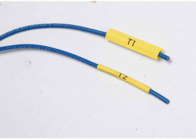 Kapsulë etiketime Brady PermaSleeve PS, 3/8" dia, për M210 M211, e verdhë