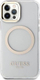Maskë telefoni Guess GUHMP12MHTRMD për iPhone 12 12 Pro, MagSafe, e tejdukshme gold