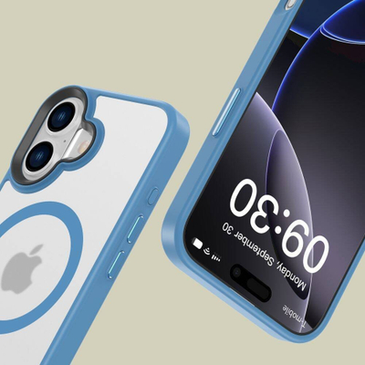 Mbrojtëse telefoni Tech-Protect Magmat MagSafe, për iPhone 16, Matte Ultramarine