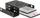 Adapter montimi DeLOCK 2 x 2.5" në 5.25", metal, i zi