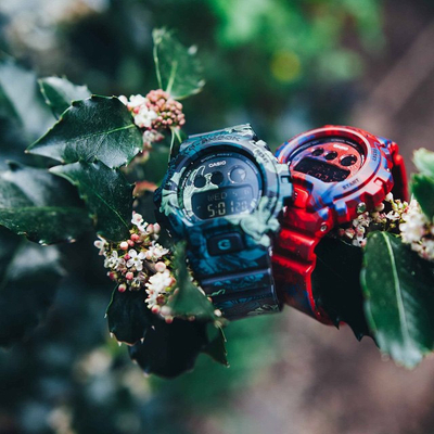 Orë për meshkuj Casio G-SHOCK GMD-S6900F-4ER, e kuqe/kaltër