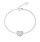 Byzylyk për femra Guess LOVE JUBB05461JWRH, i argjendtë