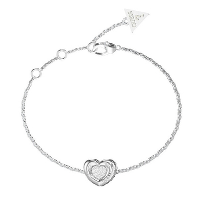 Byzylyk për femra Guess LOVE JUBB05461JWRH, i argjendtë