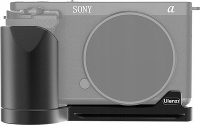 Mbeshtetëse L-type Ulanzi R095 për Sony ZV-E10, disa porta 1/4", ISO cold shoe, e zezë