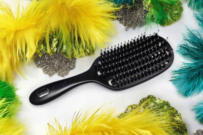 Furçë flokësh Killys Saphir, me qime derri, rozë