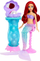 Kukull Ariel Disney Mermaid Surprise, me tualet me surpriza, për kalamaj